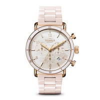 Shinola Canfield Sport Blush Ceramic/Mother of Pearl 40mm Quartz Watch