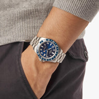 Shinola Monster GMT Stainless Steel/Navy 40mm Automatic Watch