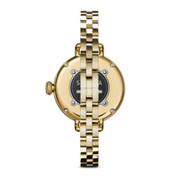 Shinola Birdy PVD Gold Metal/Light Silver 34mm Quartz Watch