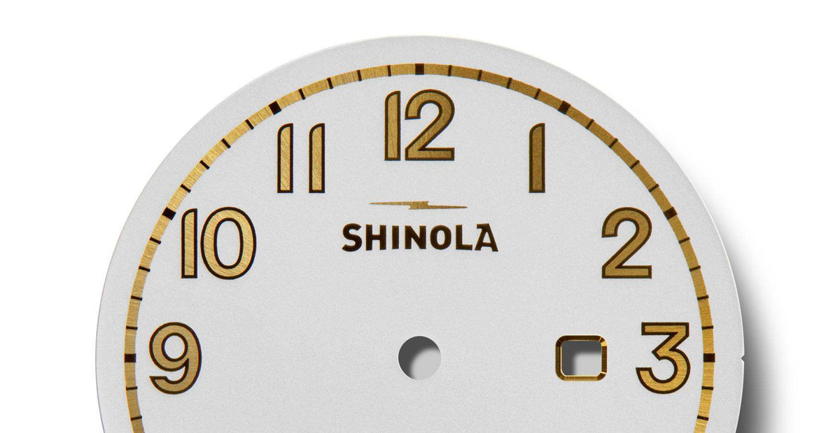 Shinola Birdy PVD Gold Metal/Light Silver 34mm Quartz Watch