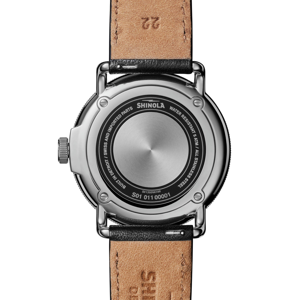 Shinola Canfield C56 Black/Black 43mm Quartz Watch