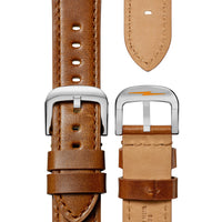 Shinola Canfield C56 Tan/Cool Gray/Red 43mm Watch
