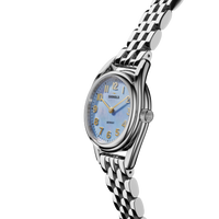 Shinola Derby Stainless Steel/Pearl Blue 30mm Quartz Watch