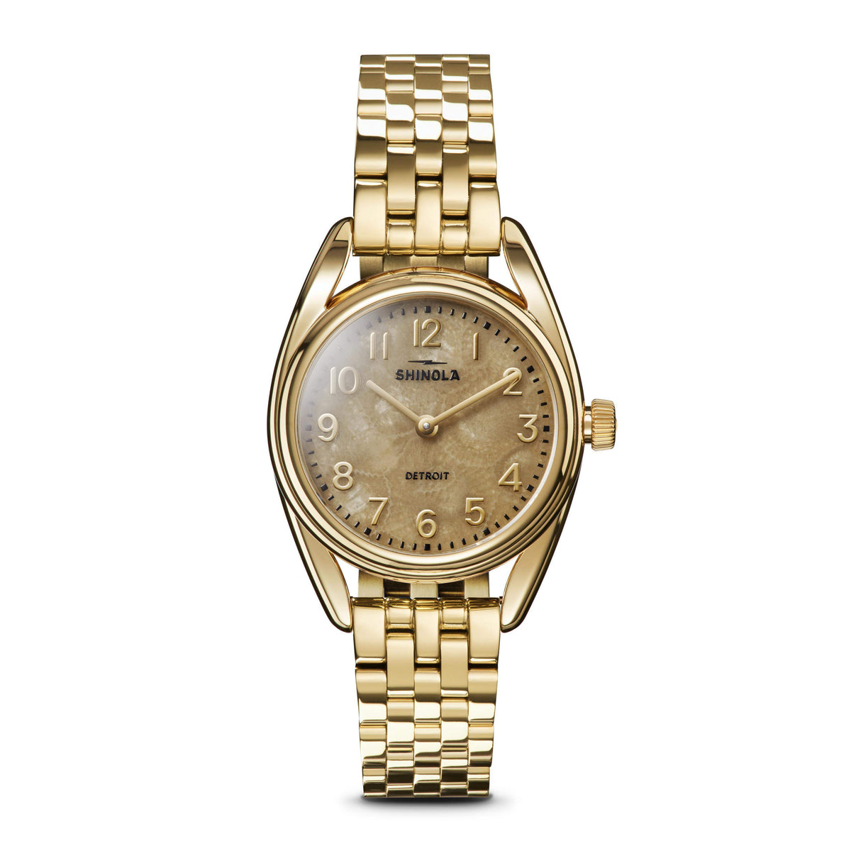 Shinola Derby PVD Gold Stainless Steel/Petoskey 30.5mm Quartz Watch