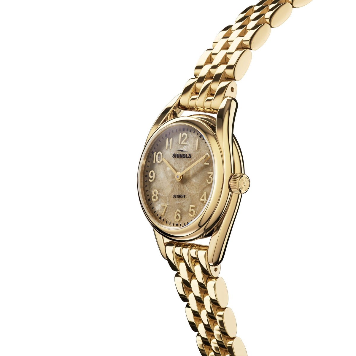 Shinola Derby PVD Gold Stainless Steel/Petoskey 30.5mm Quartz Watch