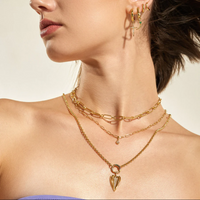 Link Charm Chain Necklace