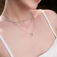 Ania Haie 15" Sterling Silver Flat Snake Chain Necklace