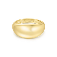 Ania Haie 14Kt Gold Overlay Bold Dome Ring