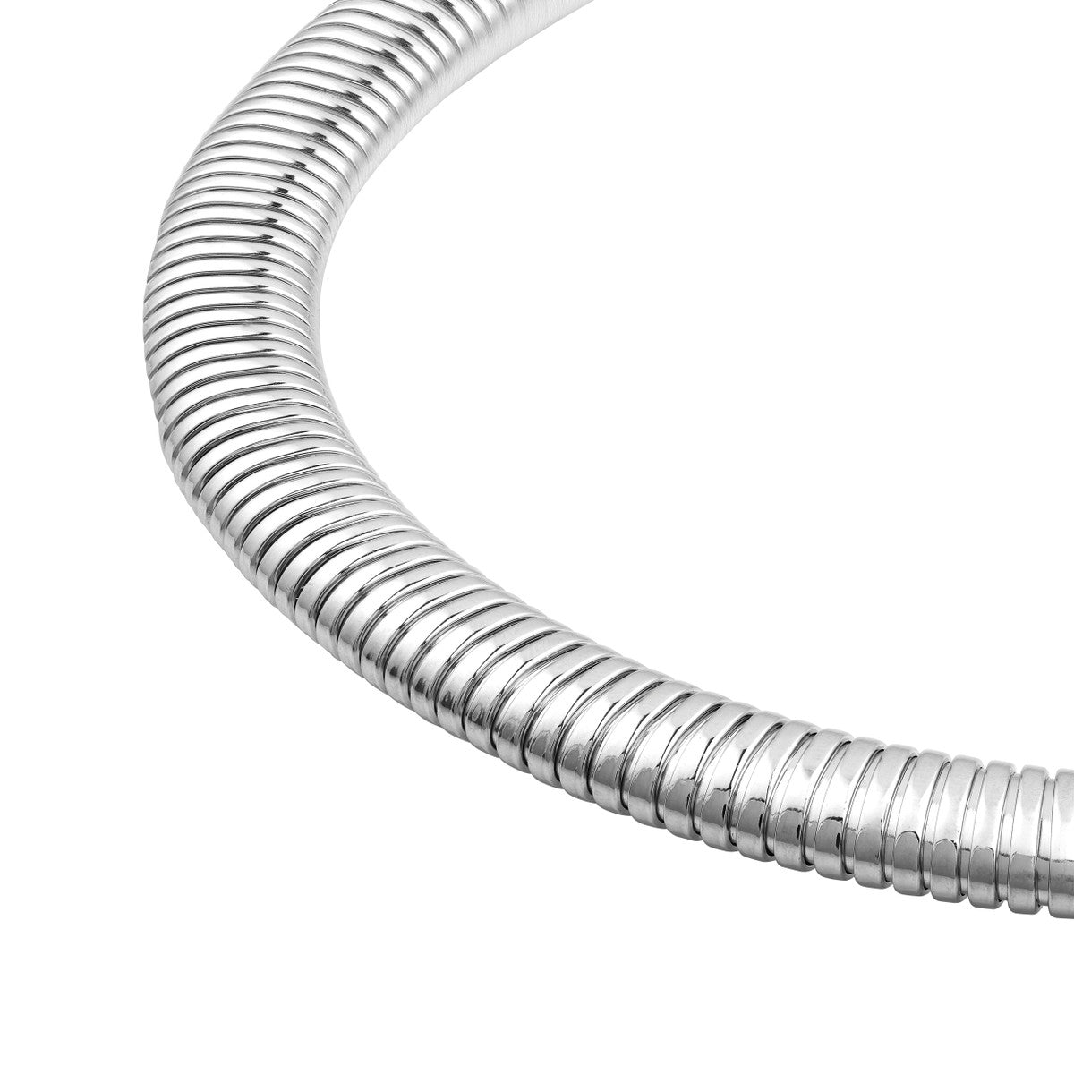 Sterling Silver 14mm Tubogas Necklace