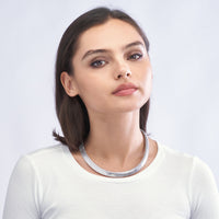 Sterling Silver 14mm Tubogas Necklace