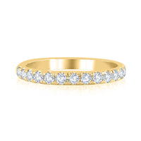 14Kt Yellow Gold Galaxy 0.50cttw Diamond Anniversary Band