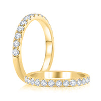 14Kt Yellow Gold Galaxy 0.50cttw Diamond Anniversary Band