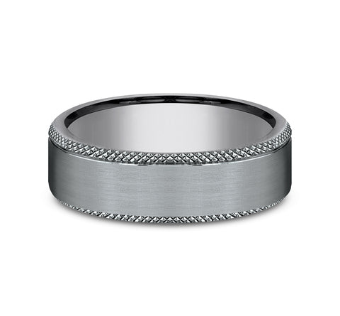 Grey Tantalum 'The Rogue' Wedding Band