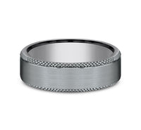 Grey Tantalum 'The Rogue' Wedding Band