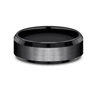FORGE Black Titanium 'The Chancellor' Wedding Band