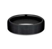 FORGE Black Titanium 'The Baron' Wedding Band