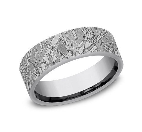 Grey Tantalum 'The Diablo' Wedding Band