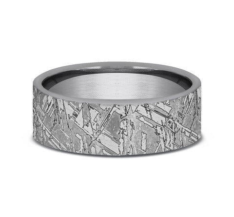 Grey Tantalum 'The Diablo' Wedding Band