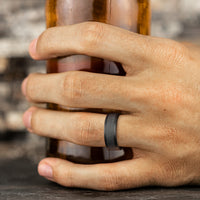 Dark Tantalum 'The Admiral' Wedding Band
