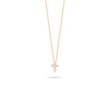 Roberto Coin 18Kt Yellow Gold Tiny Treasures Baby Cross Necklace