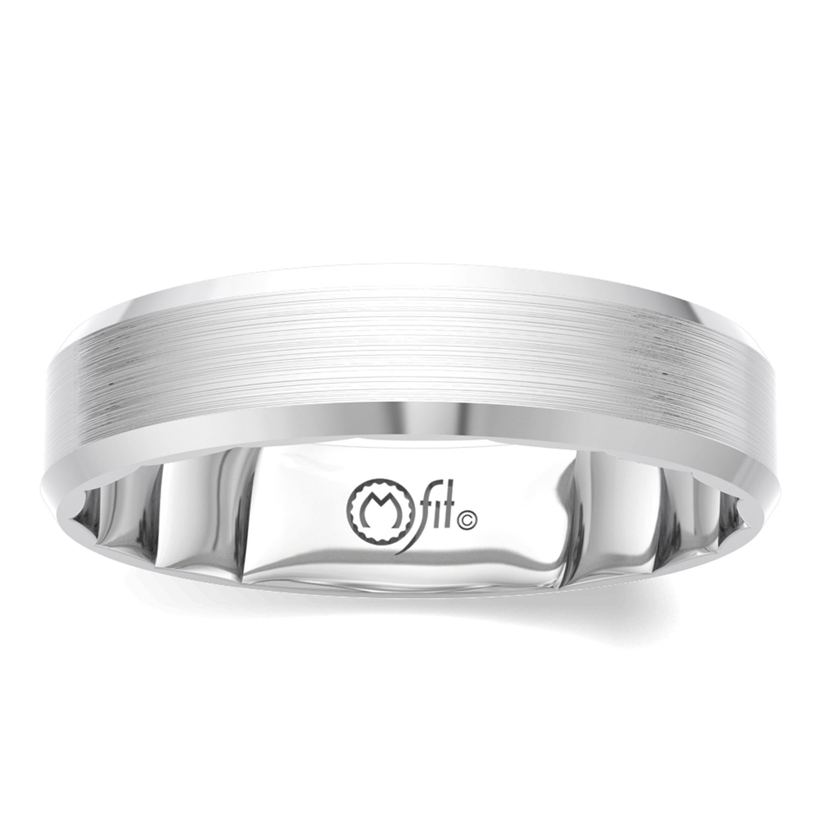 14Kt White Gold 4.5mm M-FIT Band