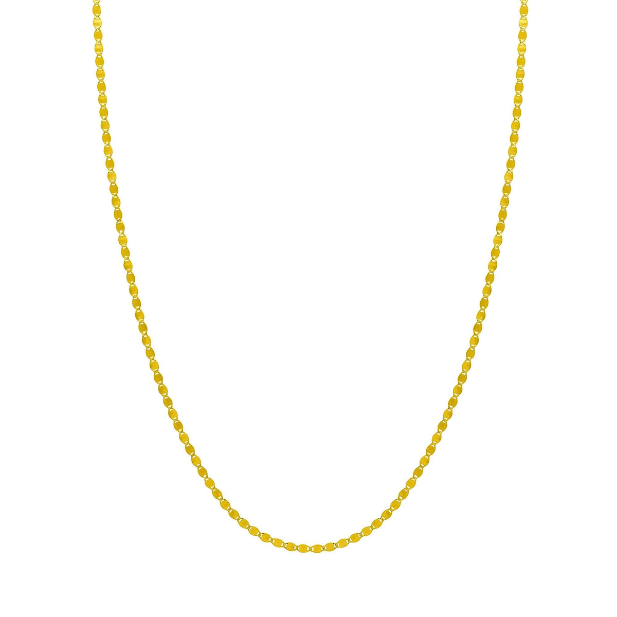 36" 14K Yellow Gold 2.7mm Valentino Chain