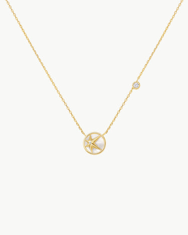 Ania Haie 14Kt Gold Overlay Starry Mother of Pearl Necklace