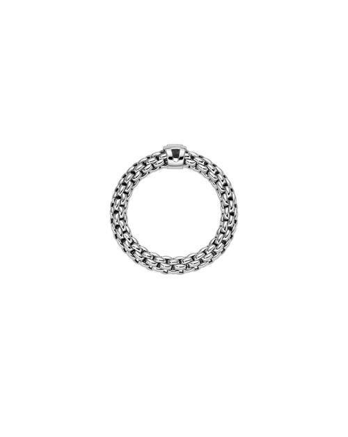 FOPE 18Kt White Gold SOULS Diamond Flex'It Ring