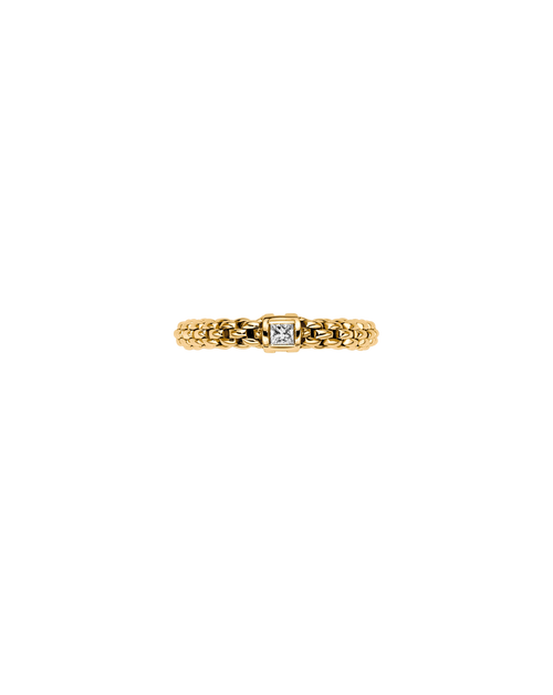 FOPE 18Kt Yellow Gold SOULS Diamond Flex'It Ring