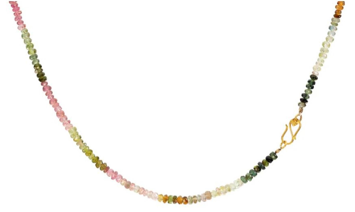 Heather B Moore Multicolred Tourmaline Necklace