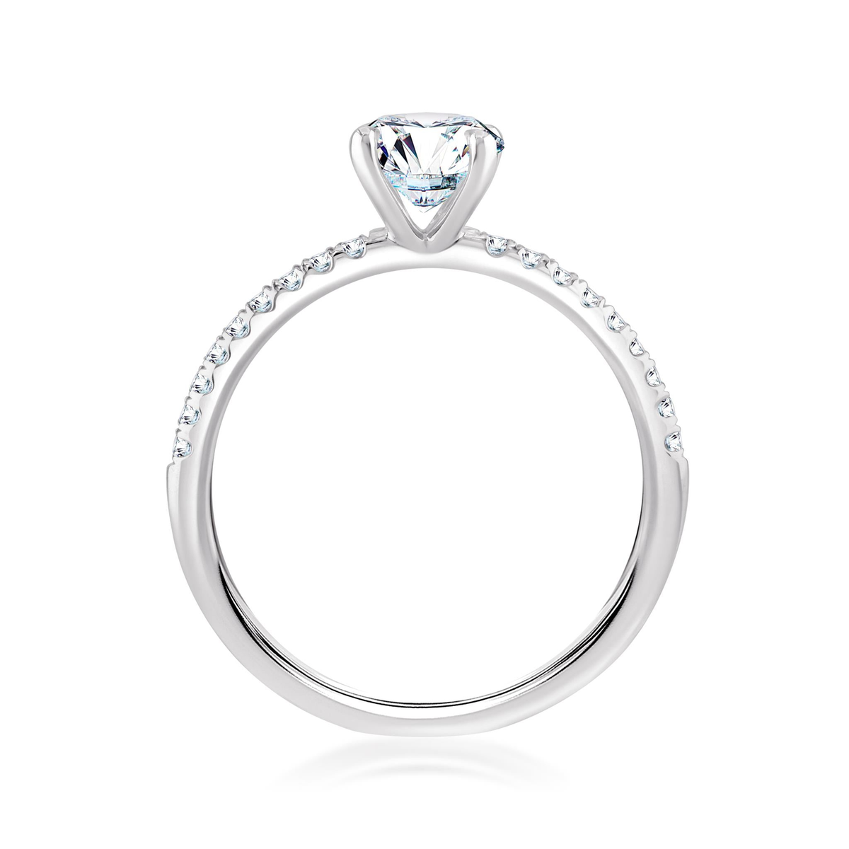 Pure Lasker Platinum Collection 2mm Galaxy Ring Mounting - Round Center Stone Sold Separately