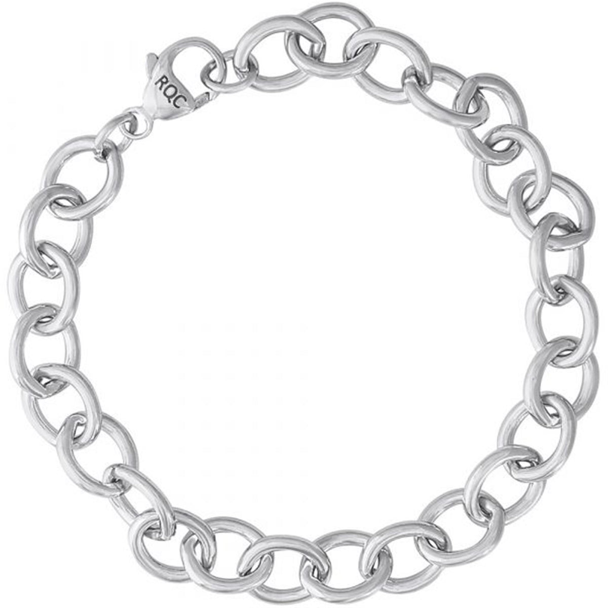 Sterling Silver Rolo Charm Bracelet