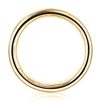A. Jaffe Soft Domed Men's Band 7mm High Polish in 14Kt Yellow Gold