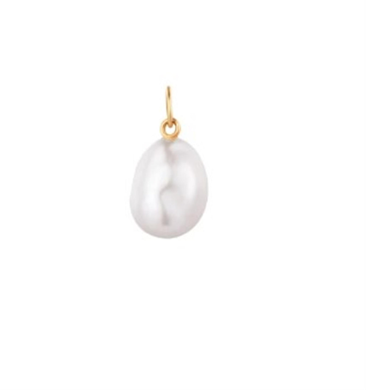 Aurellie Gi 14K Yellow Gold Jules Baroque Pearl Drop Charm