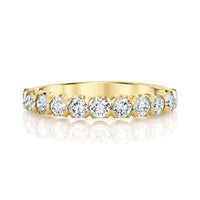 14Kt Yellow Gold X's and O's Ring With 1cttw Natural Diamonds