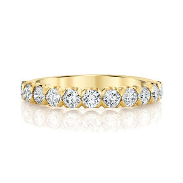 14Kt Yellow Gold X's and O's Ring With .50cttw Natural Diamonds