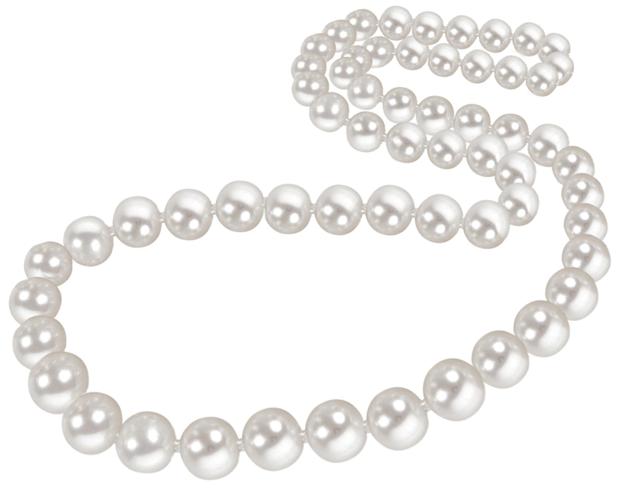 Classic Single Strand Pearl Choker Necklace | AAA 6mm-7mm White – Bourdage  Pearls