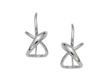 E.L. Designs Sterling Silver Secret Heart Earrings