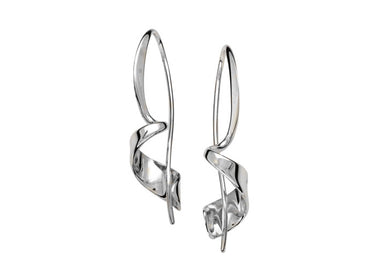 E.L. Designs Sterling Silver Small Corkscrew Earrings