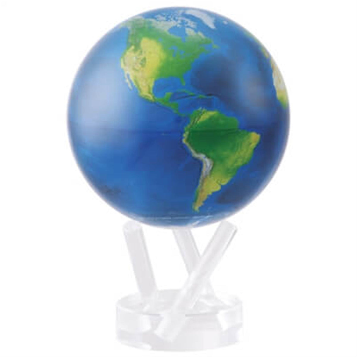 MOVA 6" Satellite View Natural Earth Globe with Acrylic Base
