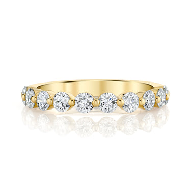 14Kt Yellow Gold Vanessa  Single Shared-Prong With .50cttw Natural Diamond