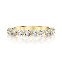14Kt Yellow Gold Vanessa Single Shared-Prong With .26cttw Natural Diamonds