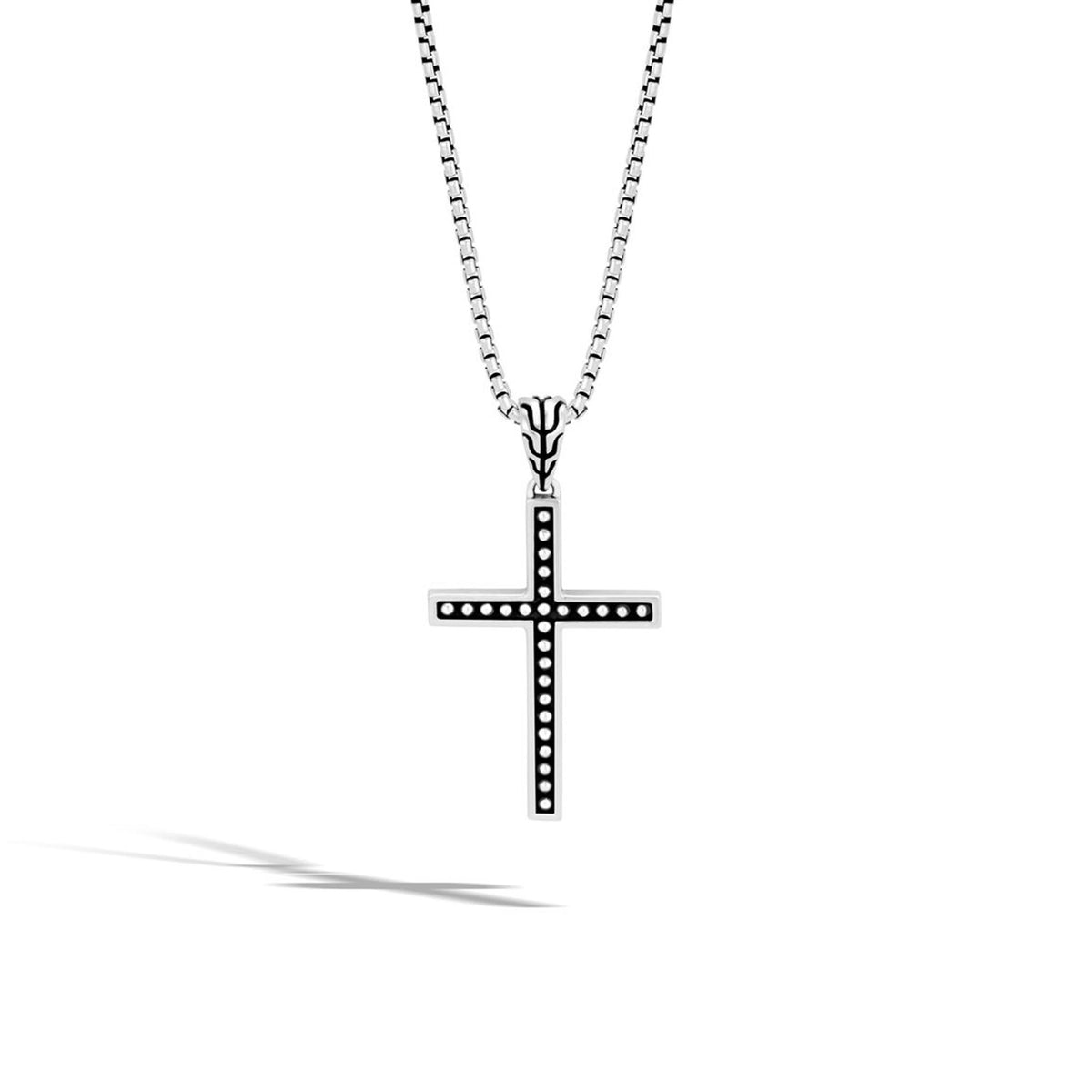 John Hardy Silver Jawan Cross Necklace