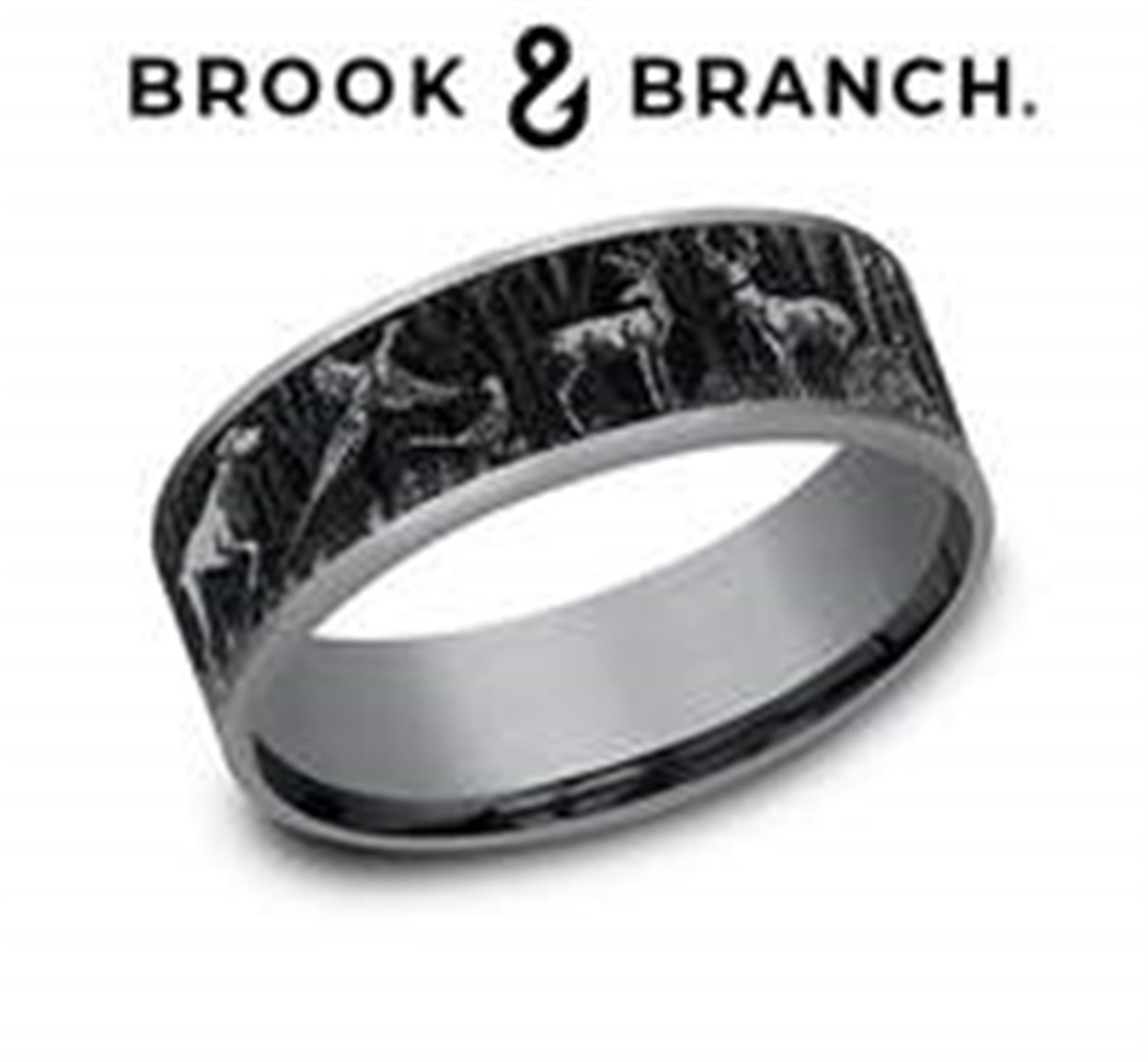 Brook  Branch Tantalum And Black Titanium Band