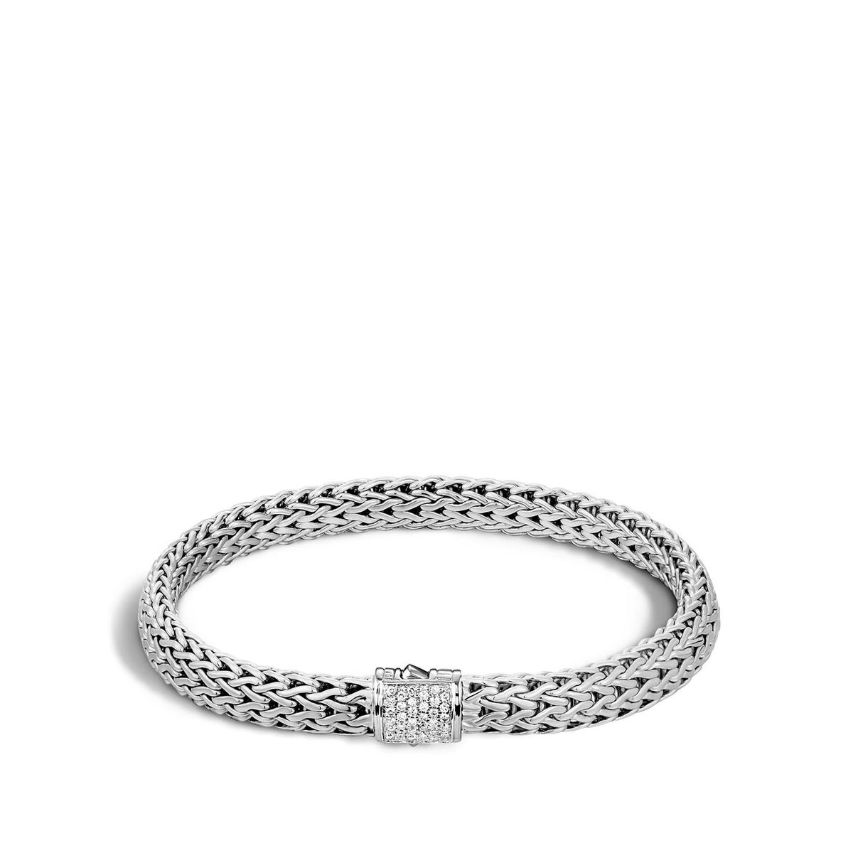 John Hardy Silver Diamond Icon Bracelet