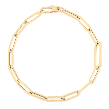 Roberto Coin 18Kt Yellow Gold Paperclip Link Bracelet
