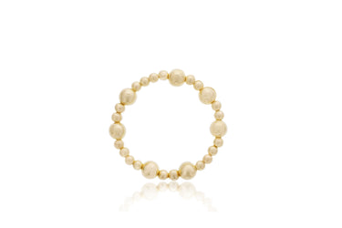 Dee Berkley 6mm/10mm Gold Filled Beads Shine Bright Bracelet