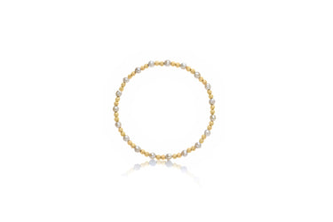 Dee Berkley 2x1 3mm Gold Filled Bead & 4mm Freshwater Cultured Pearl Bracelet