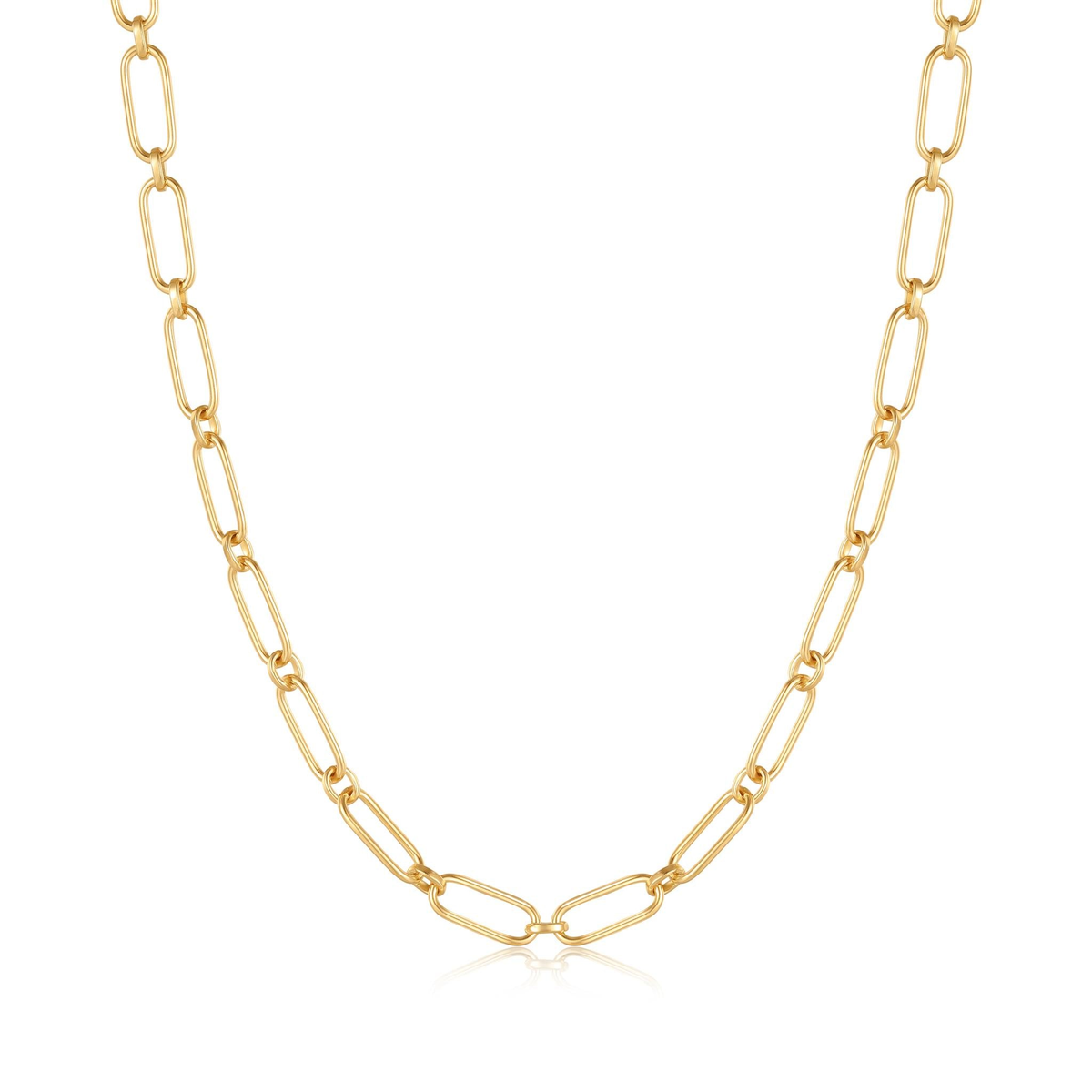 Ania Haie Gold Overlay Cable Connect Chunky Chain Necklace