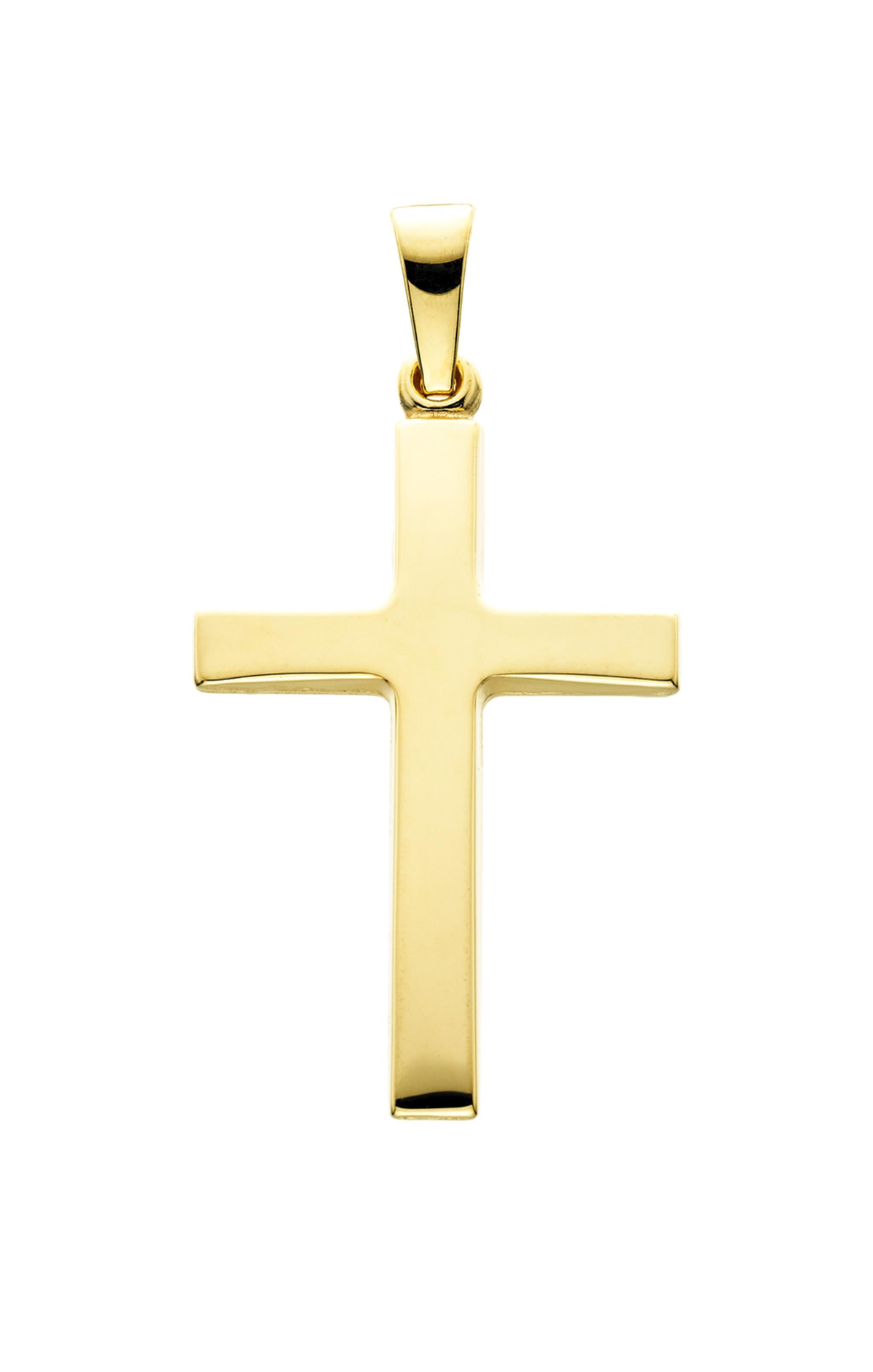 14K Yellow Gold Cross Pendant